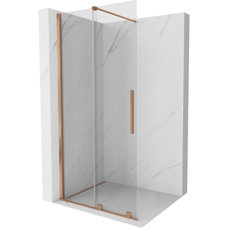 Mexen Velar stumdomoji dušo siena Walk-in 80 x 200 cm, skaidrus 8 mm, šlifuota vario - 871-080-000-03-65