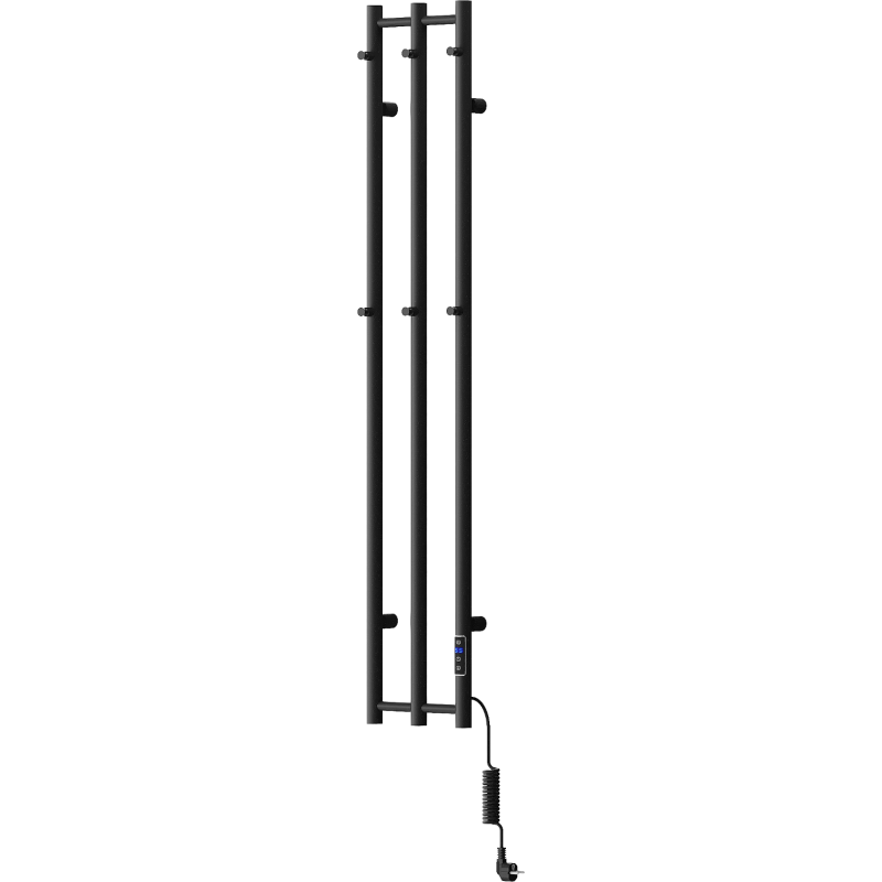 Mexen Pino elektrinis radiatorius su rankšluosčių laikikliais 1405 x 242 mm, 200 W, juodas - W301-1405-242-00-70