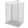 Mexen Kioto sprendimas Walk-in 120 x 100 x 40 cm, skaidrus, chrom - 800-120-100-221-01-00-040