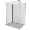 Mexen Kioto prausimosi siena Walk-in 110 x 90 x 40 cm, skaidri, juoda - 800-110-090-221-70-00-040