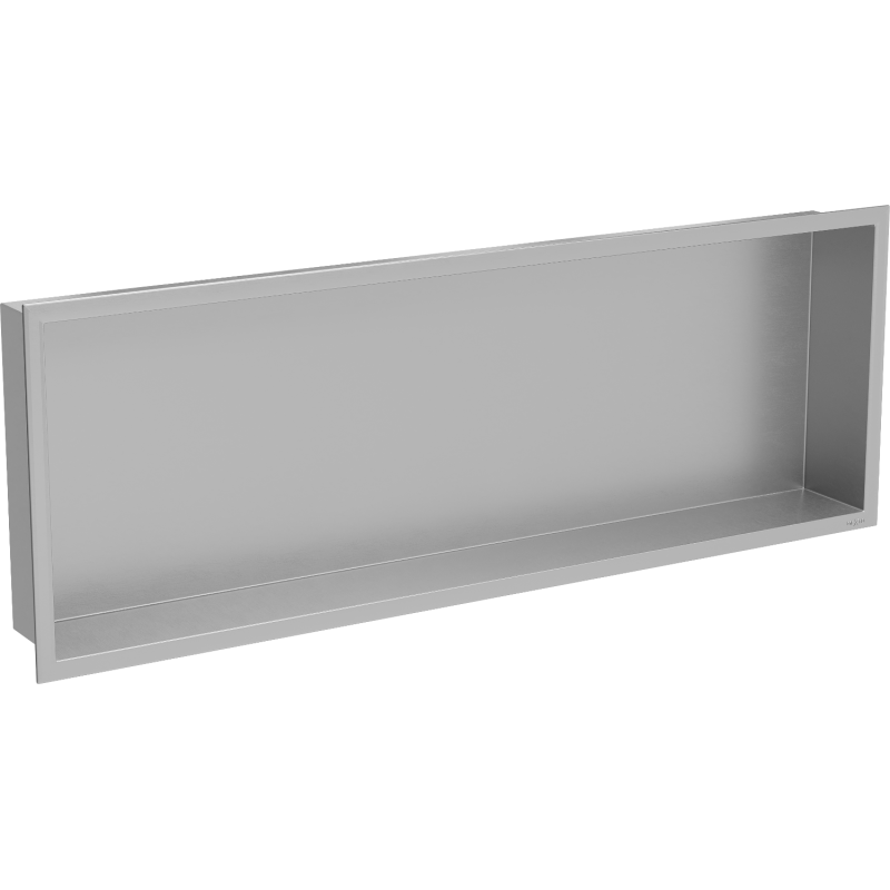 Mexen X-Wall-R įleidžiama lentyna su apsiuvimu 90 x 30 cm, inox - 1910903010