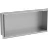 Mexen X-Wall-NR įleidžiama lentyna be apvado 45 x 20 cm, inox - 1911452010