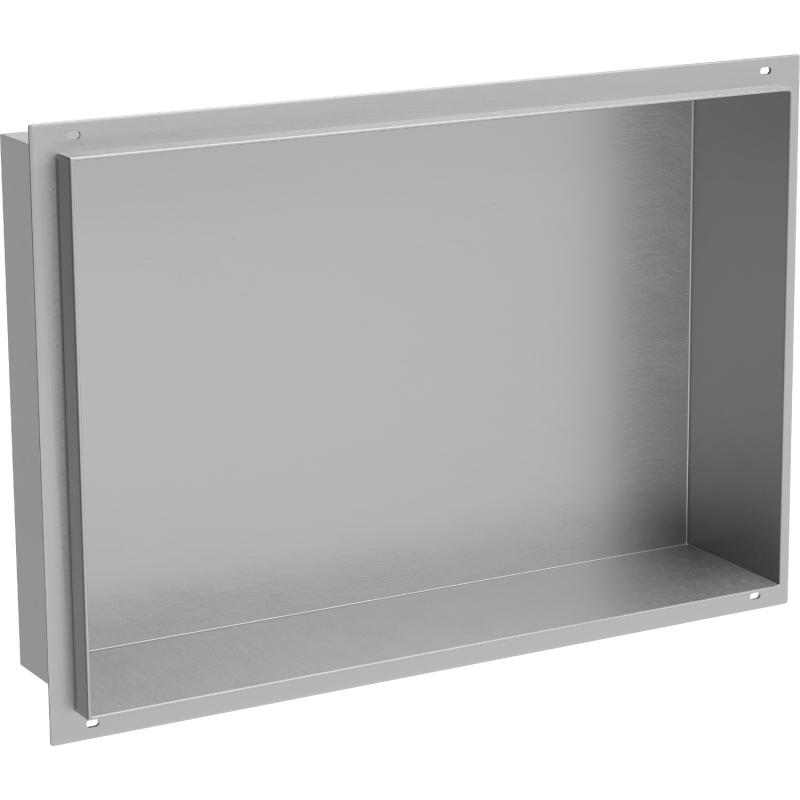 Mexen X-Wall-NR įleidžiama lentyna be apvado 45 x 30 cm, inox - 1911453010