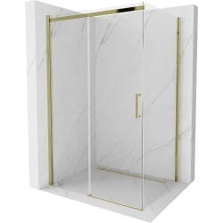 Mexen Omega stumdoma dušo kabina 120 x 90 cm, Skaidrus, Auksinė - 825-120-090-50-00