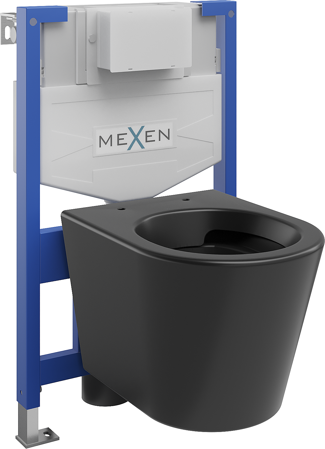 Mexen WC potinkinis komplektas Felix XS-F stovas su klozetu Rico, Juodas matinis - 6803372XX85