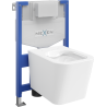 Mexen WC potinkinis komplektas Felix XS-F stovas su klozetu Teo, Balta - 6803385XX00