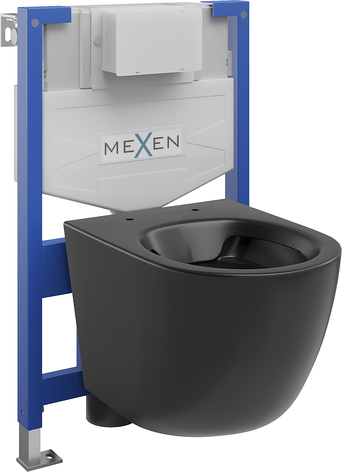 Mexen WC potinkinis komplektas Felix XS-F stovas su klozetu Lena, Juodas matinis - 6803322XX85